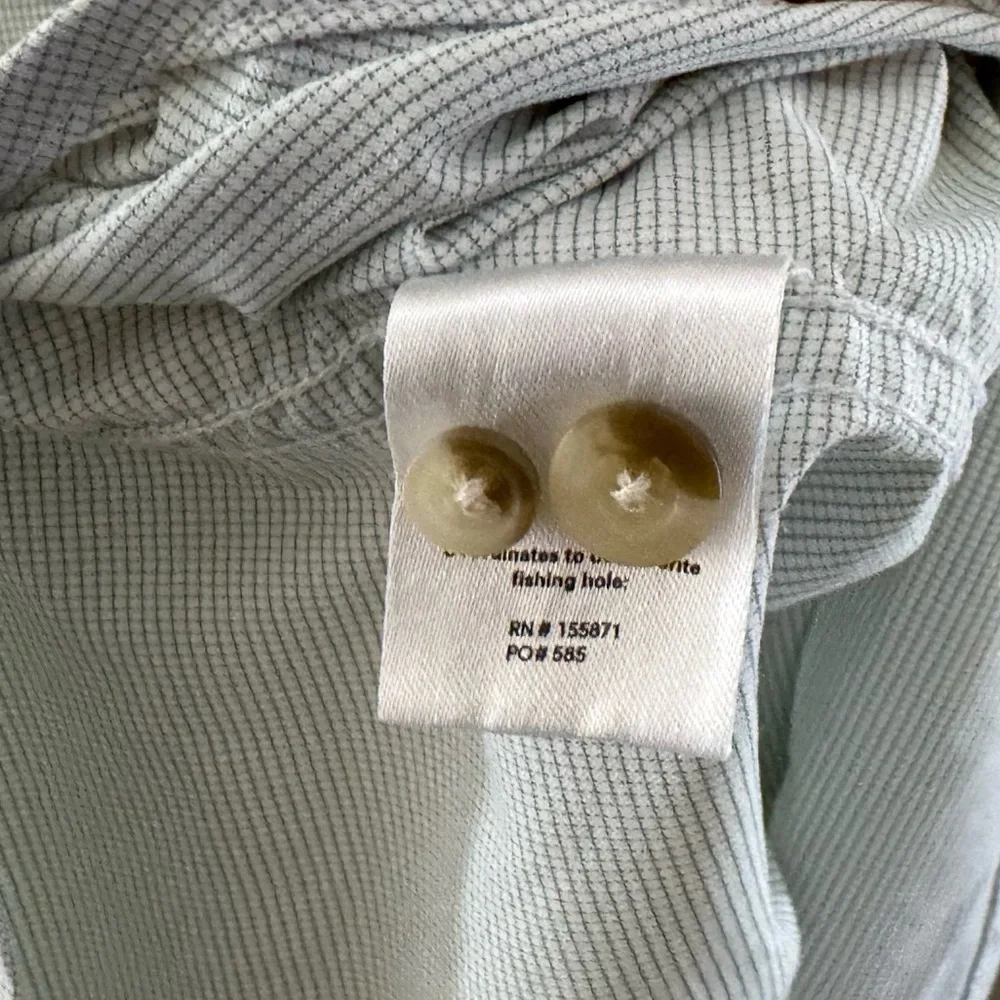 Poncho Original Shirt Mens Large Technical Green Outdoor Fishing Performance - Picture 11 of 13